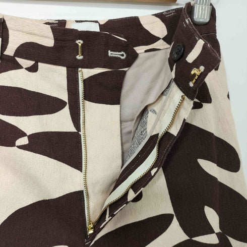 ロクビューティーアンドユースユナイテッドアローズ 6 BEAUTY & YOUTH UNITED ARROWS LEAF PRINT PANTS レディース JPN:36