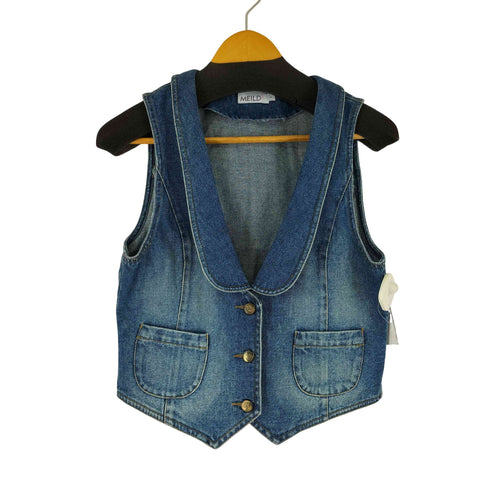 MEILD デニムベスト レディース import:L