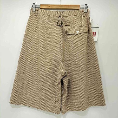ロクビューティーアンドユースユナイテッドアローズ 6 BEAUTY & YOUTH UNITED ARROWS 25SS チェック ショート パンツ レディース JPN:36