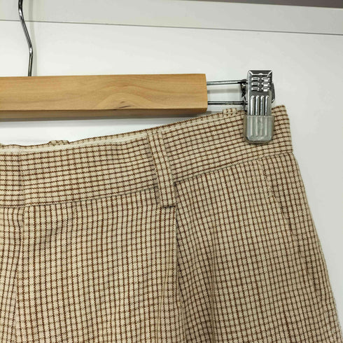 ロクビューティーアンドユースユナイテッドアローズ 6 BEAUTY & YOUTH UNITED ARROWS 25SS チェック ショート パンツ レディース JPN:36