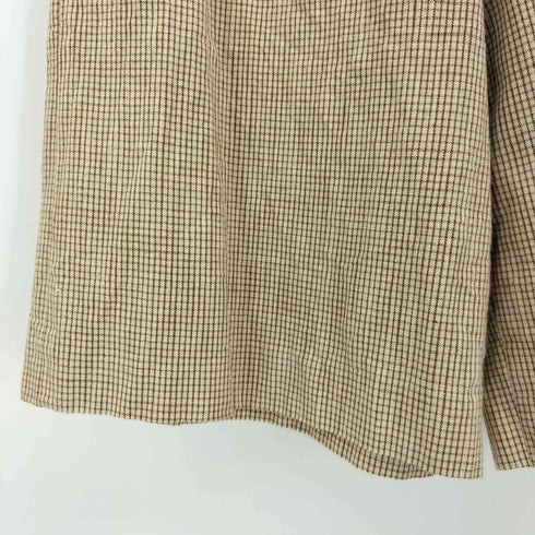 ロクビューティーアンドユースユナイテッドアローズ 6 BEAUTY & YOUTH UNITED ARROWS 25SS チェック ショート パンツ レディース JPN:36