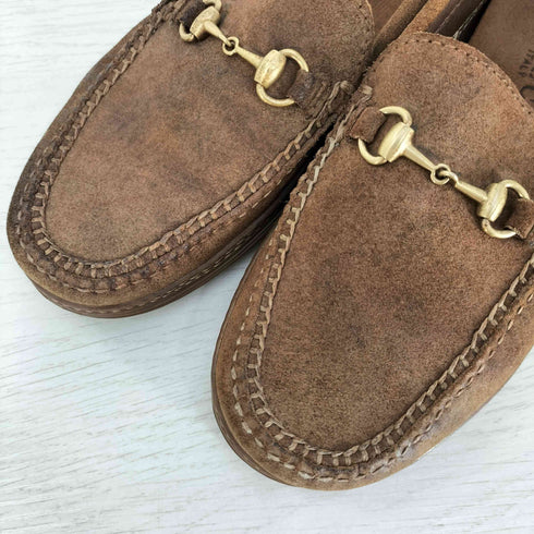 グッチ GUCCI ホースビット スエード ローファー レディース 351/2