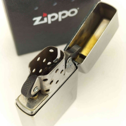 ジッポ ZIPPO USA製 LEATHER EMBLEM メンズ