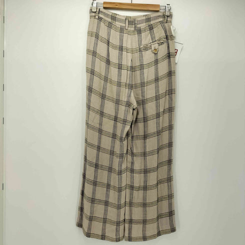 ロクビューティーアンドユースユナイテッドアローズ 6 BEAUTY & YOUTH UNITED ARROWS NEP CHECK PANTS レディース JPN:38