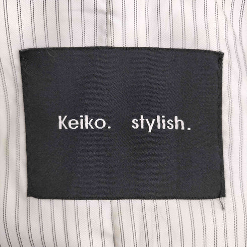 KEIKO. STYLISH 切り替え ステンカラーコート レディース
