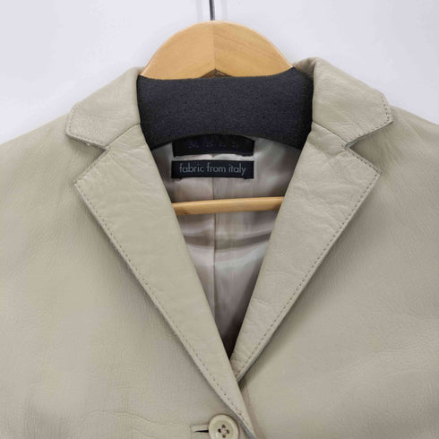 MELS 本革 レザー テーラードジャケット レディース