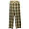 ロクビューティーアンドユースユナイテッドアローズ 6 BEAUTY & YOUTH UNITED ARROWS 24AW ウール ナイロン チェック パンツ レディース JPN:36