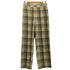 ロクビューティーアンドユースユナイテッドアローズ 6 BEAUTY & YOUTH UNITED ARROWS 24AW ウール ナイロン チェック パンツ レディース JPN:36