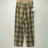 ロクビューティーアンドユースユナイテッドアローズ 6 BEAUTY & YOUTH UNITED ARROWS 24AW ウール ナイロン チェック パンツ レディース JPN:36