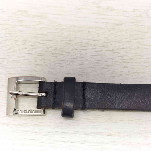 ディーゼル DIESEL カウレザースタッズベルト y2k メンズ 80/32