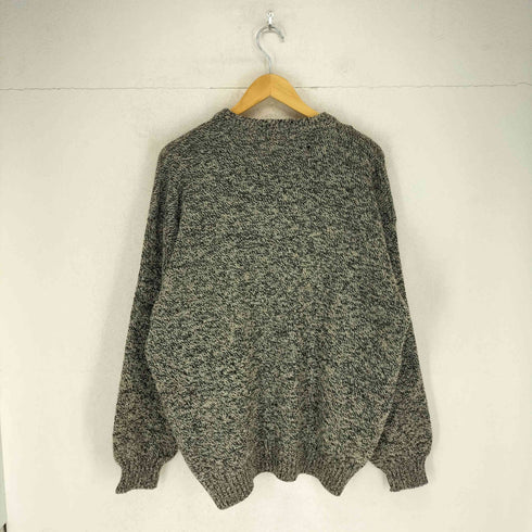 トラサルディ TRUSSARDI MADE IN ITALY フロント刺繍クルーネックニット メンズ