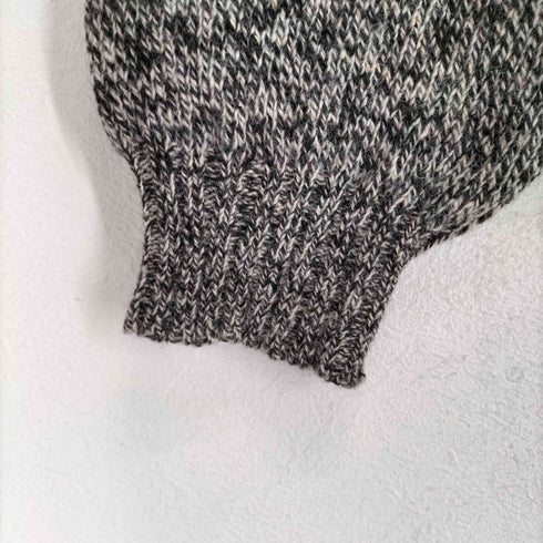 トラサルディ TRUSSARDI MADE IN ITALY フロント刺繍クルーネックニット メンズ