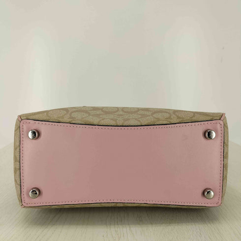 コーチ COACH シグネチャー 2WAY ハンドバッグ PVC レディース