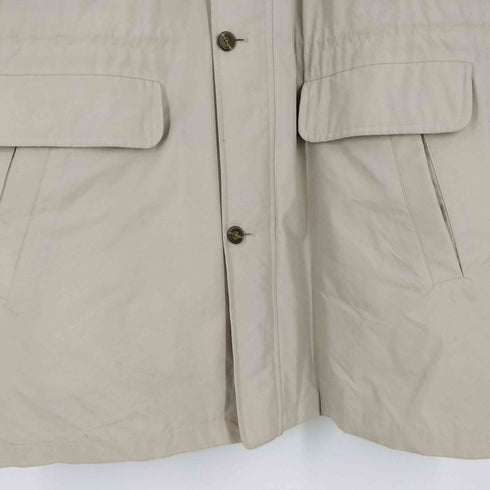 バーバリーズ BURBERRYS フード ライナー付き ピーチスキン ハーフコート メンズ 2L