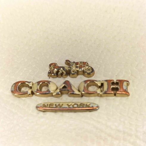 コーチ COACH クロスグレーン レザー アコーディオン ジップ アラウンド 長財布 レディース