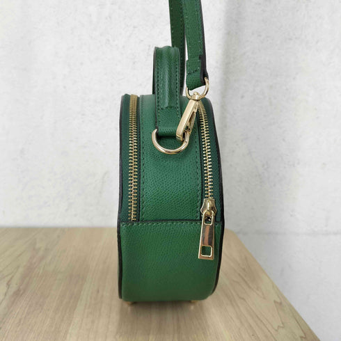 Gaetana Ruggiero MADE IN ITALY ダブルジップ2WAYショルダーバッグ レディース
