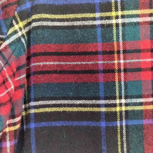 ポロラルフローレン POLO RALPH LAUREN ポニーP刺繍 チェック柄 長袖 プルオーバー ペプラム シャツ レディース 14