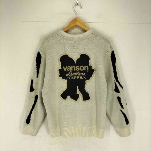 バンソン VANSON ×TAPPEI×FUTURE ARCHIVE Crew Neck Knit メンズ S