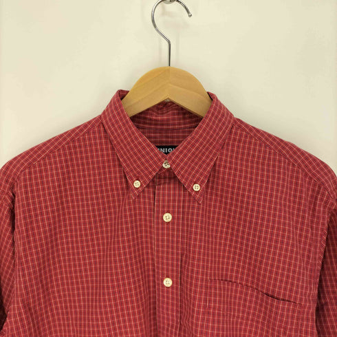 ユニクロ UNIQLO OLD 紺タグ ボタンダウン チェック シャツ レディース JPN:M