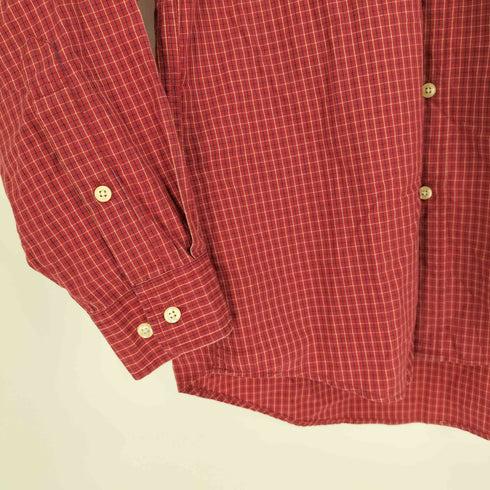 ユニクロ UNIQLO OLD 紺タグ ボタンダウン チェック シャツ レディース JPN:M