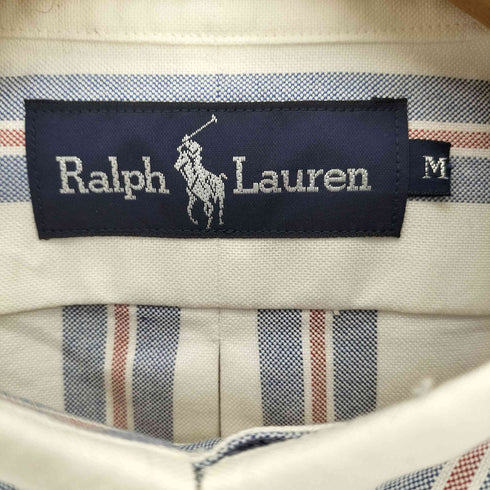 ラルフローレン RALPH LAUREN ボタンダウン ストライプ シャツ メンズ import:M