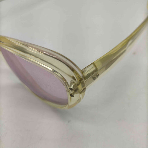 アイヴァン EYEVAN E-600 セルロイド クリア サングラス 眼鏡 メンズ