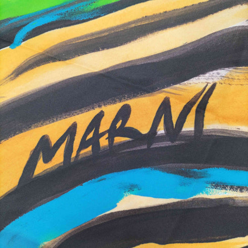 マルニ MARNI シルク100 総柄 スカーフ レディース