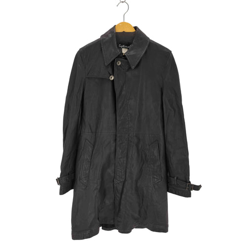 クオドロ quadro LAMB LEATHER liptional ラムレザーステンカラーコート レディース JPN:3