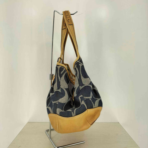 コーチ COACH デニム シグネチャー トート ワンショルダー バッグ レディース