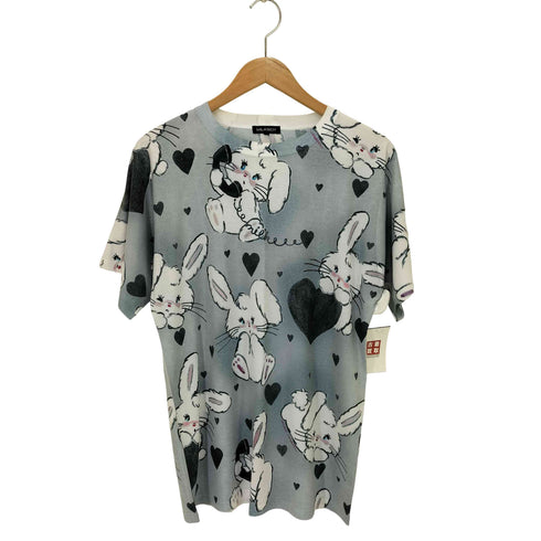 ミルクボーイ MILKBOY Bunny play 兎 プリント半袖Tシャツ メンズ JPN:M