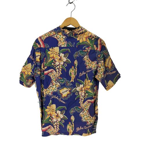 サンサーフ SUN SURF ALOHA QUEEN アロハシャツ レーヨンシャツ 半袖シャツ メンズ JPN:S