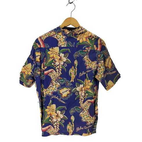 サンサーフ SUN SURF ALOHA QUEEN アロハシャツ レーヨンシャツ 半袖シャツ メンズ JPN:S