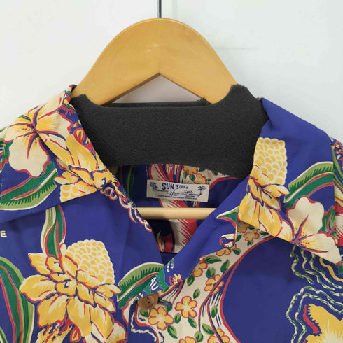サンサーフ SUN SURF ALOHA QUEEN アロハシャツ レーヨンシャツ 半袖シャツ メンズ JPN:S