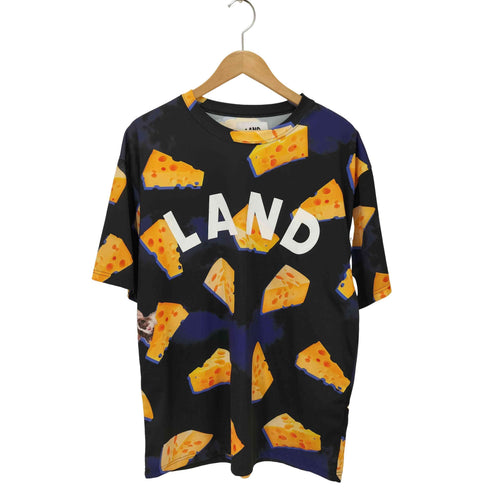 ランドバイミルクボーイ LAND by MILKBOY チーズ プリント半袖Tシャツ メンズ JPN:M