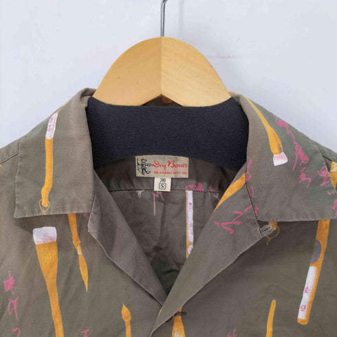 ドライボーンズ Dry Bones brush S/S SHIRTS 和柄オープンカラーシャツ メンズ import:S