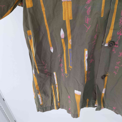 ドライボーンズ Dry Bones brush S/S SHIRTS 和柄オープンカラーシャツ メンズ import:S