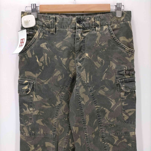 ジョゼフオム JOSEPH HOMME コットン ポリ 迷彩 カモ ローライズ カーゴ パンツ Y2K メンズ 44