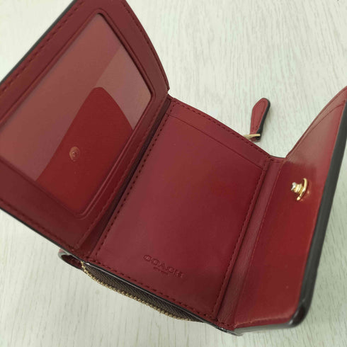 コーチ COACH 三つ折り財布 7331 レディース 財布 ミニ財布 シグネチャー コンパクト レディース