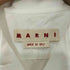 マルニ MARNI 23SS コットン100 ビーズ スパンコール S/S オープンカラー シャツ レディース EUR:38