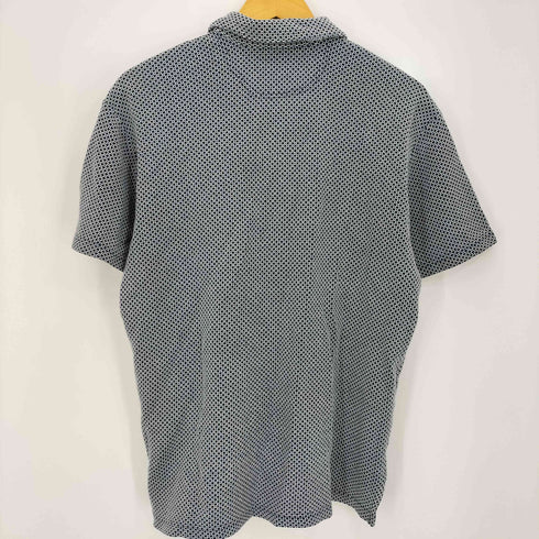 ゲスジーンズ GUESS JEANS 90-00s 小紋柄 ダブルポケット 半袖ポロシャツ メンズ import:M