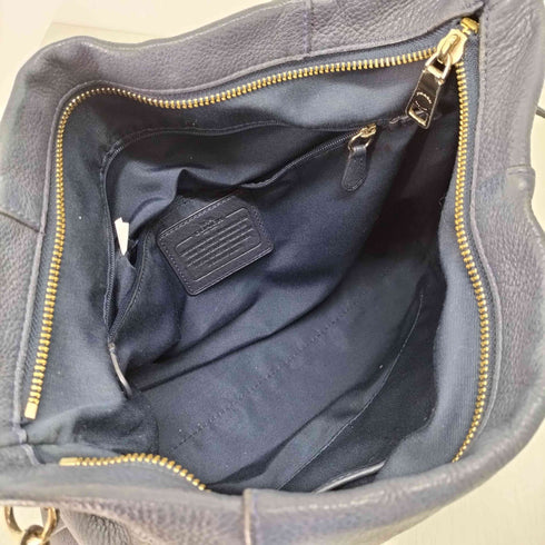 コーチ COACH 2WAY ペブルド レザー ショルダー ハンドバッグ レディース