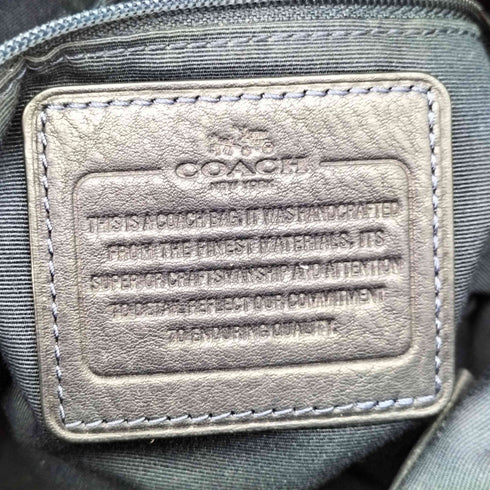 コーチ COACH 2WAY ペブルド レザー ショルダー ハンドバッグ レディース