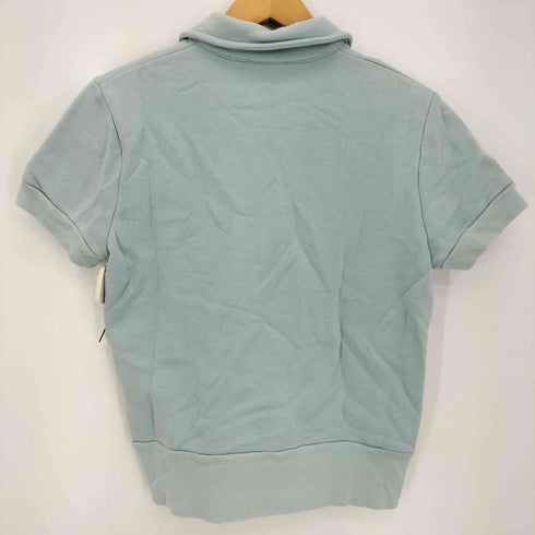 ラルフローレン RALPH LAUREN 00s RL SEA CAMP プリント ハーフジップ半袖シャツ レディース import:M