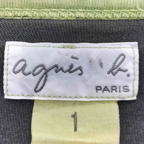 アニエスベー agnes b. 00s 日本製 ボーダー 長袖 クルーネックカットソー メンズ 1