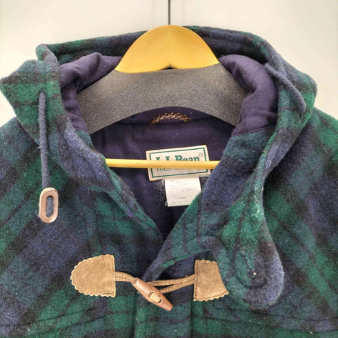 エルエルビーン L.L.Bean 80s USA製 Thinsulateブラックウォッチ ダッフルコート メンズ JPN:L