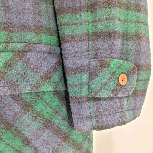 エルエルビーン L.L.Bean 80s USA製 Thinsulateブラックウォッチ ダッフルコート メンズ JPN:L