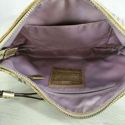 コーチ COACH シグネチャー スプリングプレイド タータン ハンドバッグ レディース