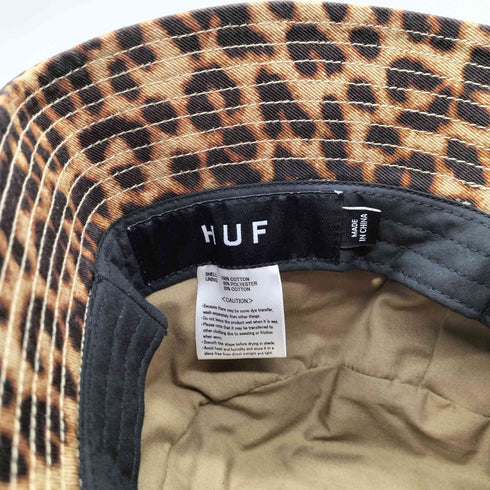 ハフ HUF 21AW LEOPARD BUCKET HAT レオパード バケット ハット メンズ