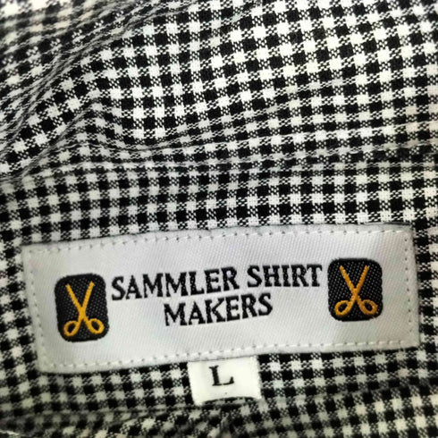 SAMMLER SHIRT MAKER BD SHIRT FAT WIDTH OX GINGHAM メンズ JPN:L