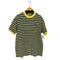Braggin' Dragon 日本製 モックネック鹿の子ボーダーTシャツ メンズ import:XL